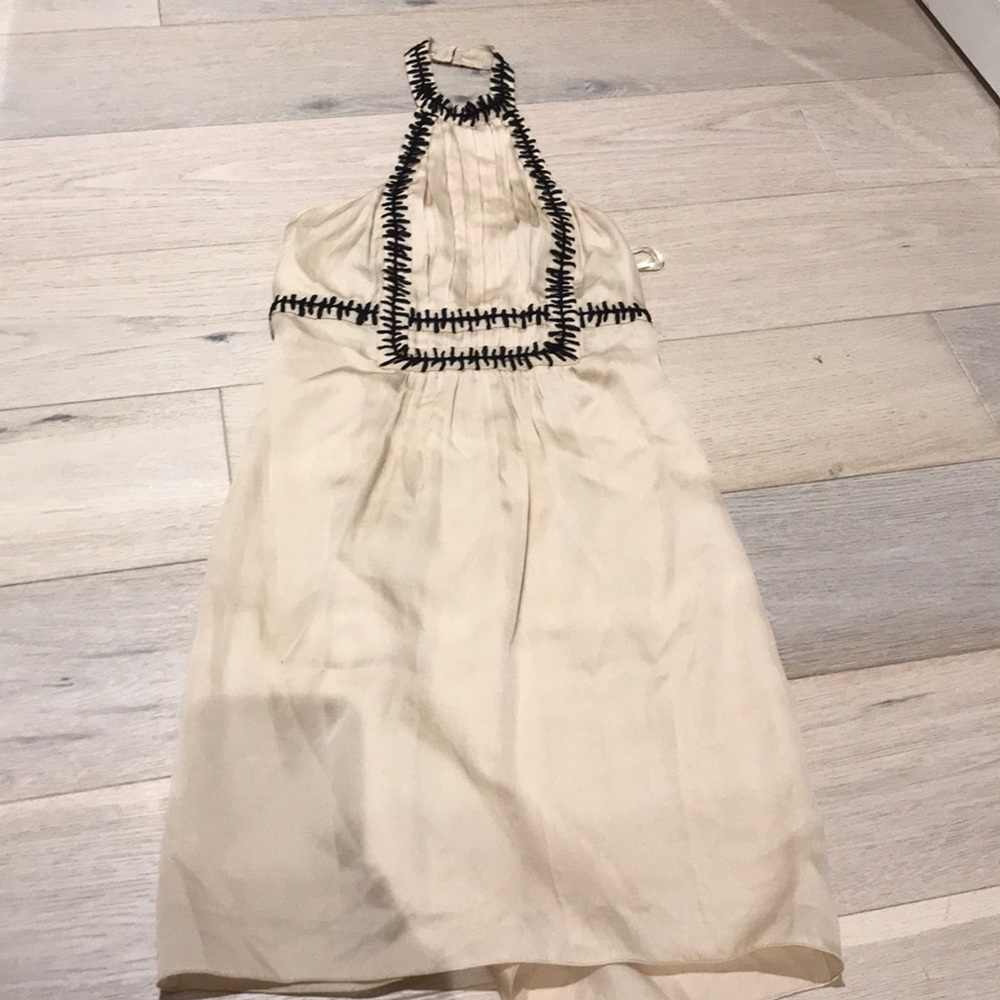 Silk halter dress